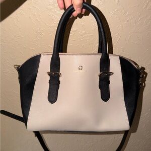 Kate Spade Black and Tan Satchel